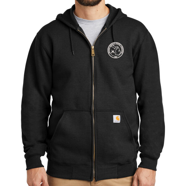MMCA  - Midweight Hooded Zip Front Sweatshirt Thumbnail