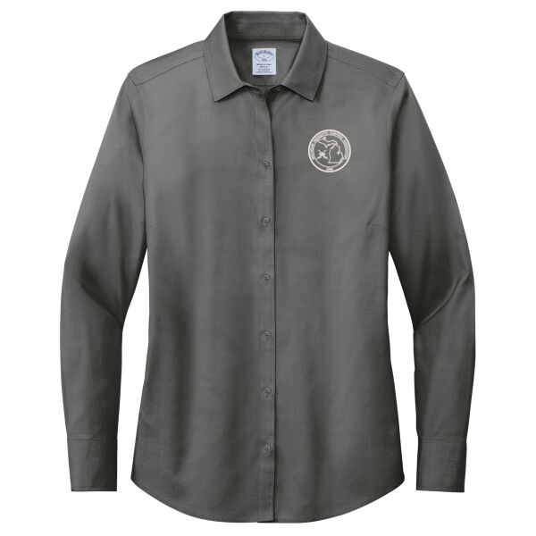 MMCA  - Women's Wrinkle Free Stretch Pinpoint Shirt Thumbnail